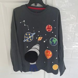 Mini boden space tee 8-9